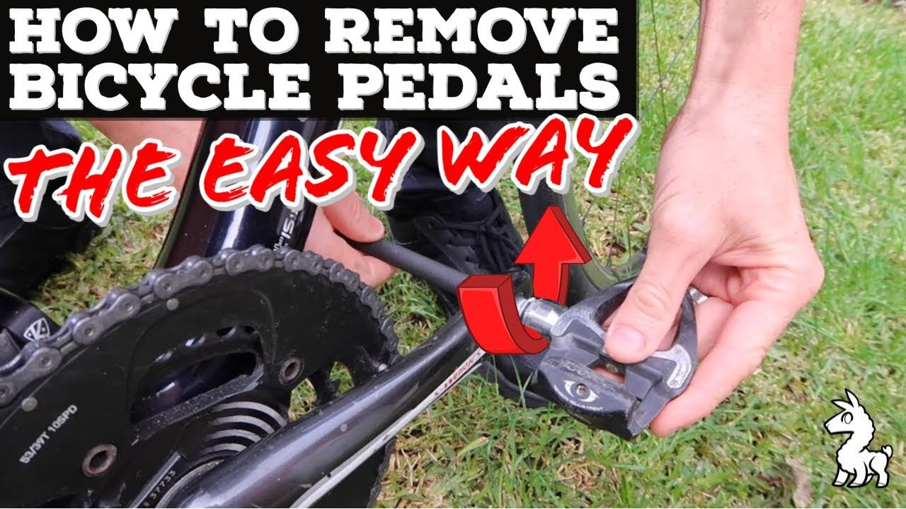 How to remove bicycle pedals