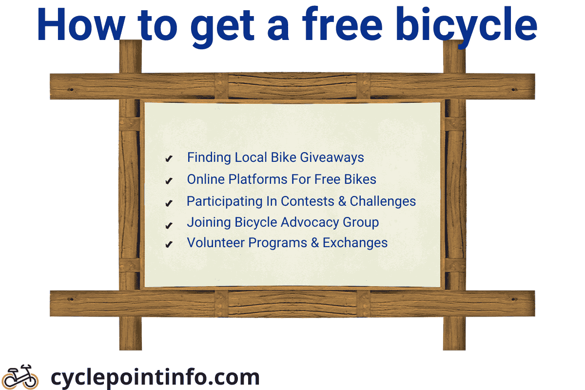 How to Get a Free Bicycle: An Essential Guide